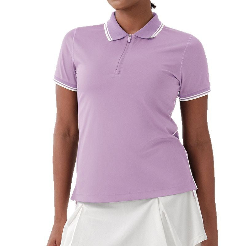 Casual Golf Tennis Top Antibacterial Wicking Quick-drying T-shirt